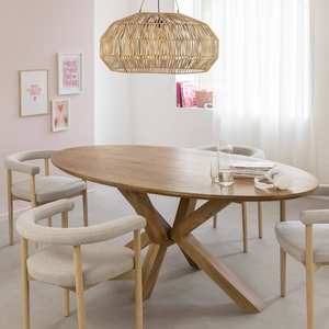 โต๊ะอาหารไม้มะม่วง แวนดาน่า โซเลซ นิมบูโซวาล - Product Image 1