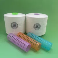 Benang Polyester 100% Benang Serat Polyester untuk Produksi Benang Jahit, Sepatu, Tas, Barang Kulit, dan Industri