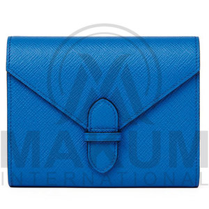 Porte-cartes de poker en cuir de vachette véritable avec logo personnalisé, pliable - Product Image 2