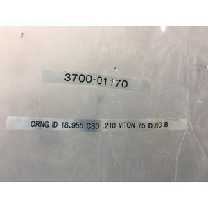 AMAT 3700-01170 ORING ID 18.955 CSD .210 75 DURO - Equipo y Piezas de Semiconductores de Confianza de Marca Global - Product Image 1