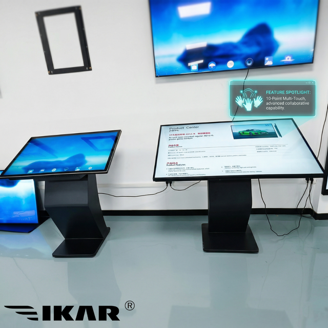 43 55 65 Inch Indoor 4k Hd Floor Standing Touch Screen Monitors Self-Service Interactive Kiosk for Mall Supermarket Retail Store