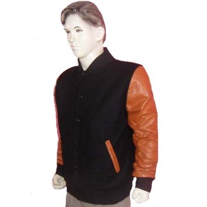 Blouson universitaire réversible en laine de baseball personnalisé, style Letterman, respirant, avec logo brodé fini, qualité supérieure - Product Image 1
