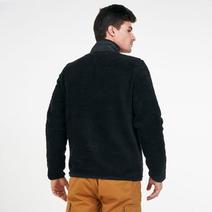 Affordable Price 100% Comfortable Sherpa Fleece Lined <b>Jackets</b> Outdoor Wear Regular Fit Solid Black Color Fleece <b>Jackets</b> For Sale - Product Image 6