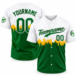 Maillot de baseball personnalisé sublimé à deux boutons, ensemble complet, vente en gros, design Lion, uniforme d'équipe, pour hommes adultes, softball, anti-humidité - Product Image 5