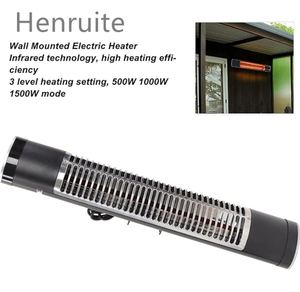 Calentador Halógeno Infrarrojo de 1500w para Exteriores, Calentador de Patio Montado en la Pared, Elegante Calentador de Jardín Impermeable para Exteriores - Product Image 4