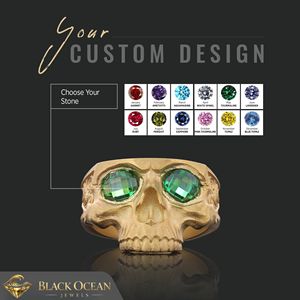 Anillo de Calavera BOJ 01, Anillo Gótico para Motociclistas, Joyería Vintage de Calavera Plateada para Hombre, Anillo de Estilo Rocker, Joyería Punk Gótica, Precio Bajo, Gran Venta - Product Image 5