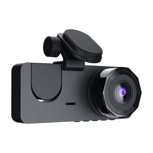 Dash Cam con Scheda MMC 32G, Sensore G, Registratore di Guida Anteriore e Posteriore, DVR per Auto con Rilevamento del Movimento, Monitoraggio Parcheggio, 3 Canali - Product Image 1