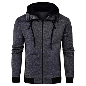 Sudadera con Capucha para Hombre, Servicio OEM, Algodón y Felpa, Estilo Simple, Gruesa, para Invierno, Uso Diario Informal, Fabricante - Product Image 3