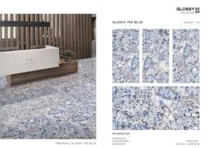 Azulejo de Porcelana Freshy Glossy 600x1200, Formato Grande, Superficie Pulida Premium, para Pared y Suelo, Diseño Moderno para Interiores y Exteriores Plus - Product Image 3