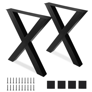 Heavy Duty Metal <b>Table</b> Legs <b>Square</b> Design for Dining <b>Table</b> Home Office Easy Install OEM EDPTBL000 - Product Image 2