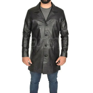 Best Quality Wholesale Price Men Leather Coat Custom Made Top Selling Men Leather Coat For Online Sale - Product Image 5