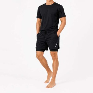Black Color <b>Shorts</b> For <b>Men's</b> Clothing High Street Style OEM ODM Service Custom Made <b>Men</b> <b>Shorts</b> - Product Image 2