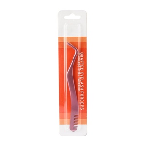 Pince à cils en acier inoxydable courbée, durable et réutilisable, pour extensions de cils, marque privée, logo personnalisé, manuelle, vente en gros - Product Image 6