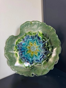 Tazón de Resina Artístico Moderno Hecho a Mano con Patrón Decorativo, Apto para Alimentos, Decoración de Hogar de Lujo, Superficie Interior Lisa, Bajo Costo - Product Image 4