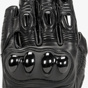 Gants de moto d'hiver en cuir à écran tactile, coupe-vent, armure en fibre de carbone, respirants, paume renforcée, résistants à l'usure, pour les doigts entiers - Product Image 3