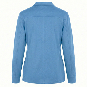 Blouson médical personnalisable à fermeture éclair, uniforme d'infirmière d'hôpital en gros, col à manches longues, blousons de travail en vrac - Product Image 3