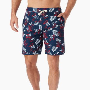 Summer Swimming Beach Shorts Recycled Nylon <b>Mens</b> Swim <b>Trunks</b> Custom Swimming <b>Trunk</b> Printed Swimwear With Pocket - Product Image 2