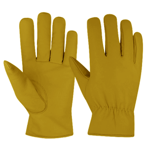 Gants de travail en cuir de chèvre, protection personnelle, robustes, doux et confortables, résistants à l'abrasion, durables - Product Image 4
