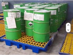 Misa HDPE Spill Containment <b>Plastic</b> Pallet Single Face 2 Way Entry 0.5T Dynamic Load for Chemical <b>Drum</b> Storage - Product Image 4