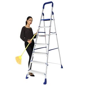Aluminum <b>Step</b> Ladder 6FT 6 <b>Steps</b> Type 1 250 lbs Capacity Manual Lock Household Use Domestic Ladder - Product Image 4