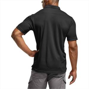 เสื้อโปโลผู้ชายแบบเรียบง่ายคุณภาพสูงขายส่ง พร้อมบริการ OEM รับทำโลโก้ตามสั่ง - Product Image 2