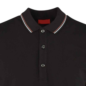 Polo homme de style moderne, couleur unie, formel, de haute qualité, 100% coton, imprimé sur mesure, grandes tailles - Product Image 3
