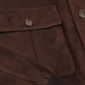 Men's Burgundy Suede Bomber <b>Jacket</b> <b>Zip</b> <b>Up</b> Turn Down Collar Casual Men <b>Jacket</b> Premium Style Wholesale Price - Product Image 5