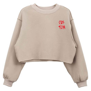 Sudaderas gruesas personalizadas 100% algodón, sudaderas extragrandes para mujer, sudaderas con capucha personalizadas de alta calidad - Product Image 1