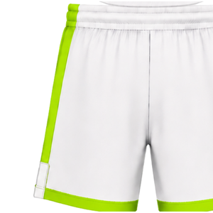 Pantalones Cortos de Rugby Blancos y Verde Lima, Cintura Elástica con Cordón, Uniforme de Equipo Personalizado, Ropa Deportiva Transpirable para Entrenamiento y Alto Rendimiento - Product Image 5