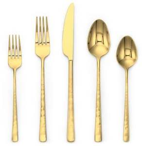 Couverts de style artisanal créatif, façonnés pour une individualité de repas expressifs et une ambiance de table distinctive. - Product Image 4