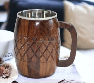 Tasses en bois Personnaliser le logo Ajoutez une touche de fantaisie Symbole de tasse en bois une combinaison parfaite - Product Image 4