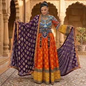 Nouvelles robes afghanes vintage, best-sellers, en georgette et mousseline, robes afghanes sur mesure dans des couleurs personnalisées avec décoration en dentelle pour mariage et fêtes. - Product Image 5