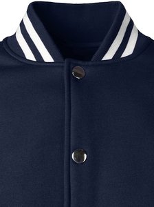 Custom Luxury Coated Canvas Formal Varsity Jacket for <b>Men</b> College Baseball with Custom Colors - Product Image 4
