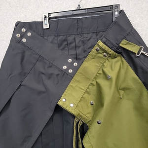 Kilt utilitaire moderne fait main pour homme, taille 36, noir olive, toile épaisse, fabrication sur mesure 2026 - Product Image 5