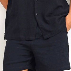 Wholesale Gray Men 100% Cotton MAROON Color Cotton Men Gym Fitness Running Shorts - Product Image 4