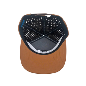 Gorra Deportiva de Golf Ajustable de 7 Paneles, Perforada, Impermeable, con Visera Plana, Logotipo Bordado en 3D, Etiqueta Personalizada, Transpirable, Corte Láser - Product Image 4