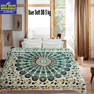 Luxury 5 KG Soft Warm <b>Winter</b> Raschel Blanket 100% Polyester Supersoft Mink for Home & Hotel Use Customizable Logo - Product Image 6