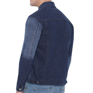 <b>Men</b>’s Premium Blue Washed Denim <b>Jacket</b> Classic <b>Trucker</b> Jean <b>Jacket</b> Button Closure Custom Logo OEM ODM Wholesale Manufacturer - Product Image 5