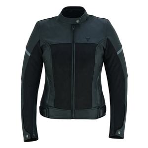 Chaqueta de cuero de motocicleta para mujer Chaqueta de motorista elegante Chaqueta de montar de cuero duradera aprobada por la CE - Product Image 1