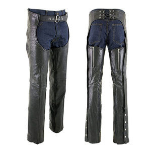 Premium Leather Full <b>Chaps</b> For Equestrian <b>Riding</b> Durable Horse <b>Riding</b> Gear Comfortable <b>Chaps</b> Adjustable With Waist - Product Image 2