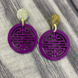 Pendientes colgantes de moda ecológicos de Vietnam para mujer, estilo bonito con colgante de cuerno de búfalo blanco, gran oferta - Product Image 6