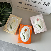 Serviette de toilette rectangulaire en velours corail brodé jacquard, douce, absorbante et à séchage rapide, idéale pour la fête des Mères ou comme cadeau de mariage.