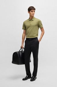 เสื้อโปโลผู้ชายแบบแห้งเร็ว เสื้อโปโลแขนสั้นผ้าฝ้ายสำหรับผู้ชาย - Product Image 5