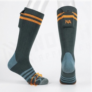 Thermal <b>Knee</b> <b>High</b> <b>Socks</b> Striped Design Thick Knitted Warm Winter Hiking <b>Socks</b> for Adults - Product Image 3