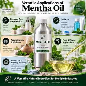 Huile essentielle de menthe pure aromatique, huile de menthe, produit de distillation à la vapeur, vente en gros, fabricant - Product Image 3