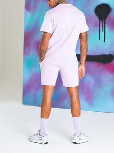 Ensemble de shorts d'été personnalisés pour hommes, ensemble de sport, t-shirt à manches courtes et short, ensemble deux pièces laqué par pulvérisation pour hommes - Product Image 6