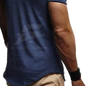 Camiseta de Hombre Desgastada Más Vendida en Línea a Bajo Precio, Hecha de Algodón y Poliéster, Camiseta de Hombre Desgastada al Por Mayor - Product Image 5