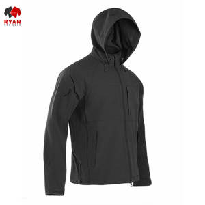 Veste Softshell Homme Coupe-Vent Respirante en Maille Unie Teinte avec Logo Personnalisé sur le Devant Service OEM en Gros - Product Image 5