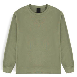 Sweat-shirt à col rond uni pour homme, coupe classique, tricoté, décontracté, pour l'automne, en promotion - Product Image 1