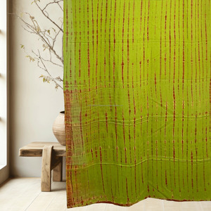 Tie Dye 2-Panel Sheer Cotton Shibori Window <b>Curtains</b> Elegant Drapes for Living Room - Product Image 3